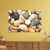 岩石、小石、石 キャンバスプリント (インサイチュ (リビング))