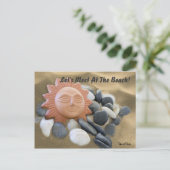 岩砂とテラコッタサン ポストカード (スタンド正面)