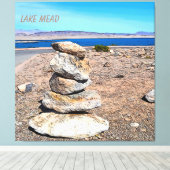 岩積み キャンバスプリント (インサイチュ (ウッドフロア))