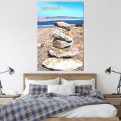 岩積み キャンバスプリント (インサイチュ (寝室))