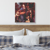 『岩窟の聖母』(いわかのせいぼ、英: Virgin of the Rocks) キャンバスプリント (インサイチュ (寝室))