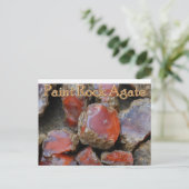 岩絵を描石厚葉書 ポストカード (スタンド正面)