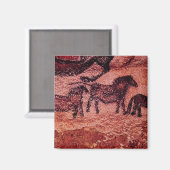 岩絵画のタルパン紀元前17000年 マグネット (正面/裏面)