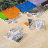 岩絵画の上の仏教 ジグソーパズル (側面)