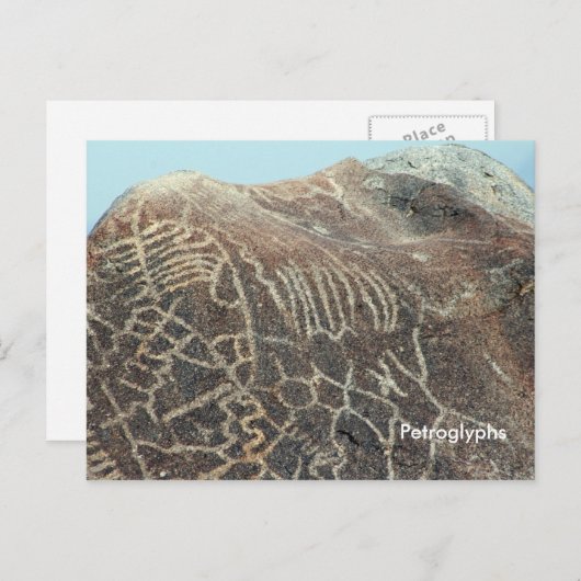 岩絵 ポストカード (正面/裏面)