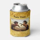 岩荷車を引く山の谷のフリシア馬 缶クーラー (缶正面)