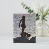 岩遊に沿った子供たち、Divi SXM ポストカード (スタンド正面)