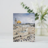 岩頂のドーム | 西の壁広場 | ありがとう ポストカード (スタンド正面)