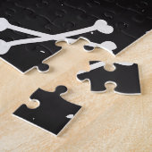 岩：グランジダイヤモンド、ボーンパターン。 ジグソーパズル (側面)