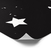 岩：グランジダイヤモンド、ボーンパターン。 ポスター (角)