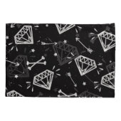 岩：グランジダイヤモンド、ボーンパターン。 枕カバー (裏面)