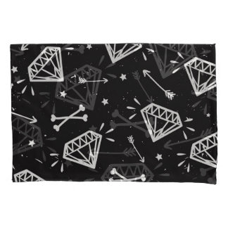 岩:グランジダイヤモンド、ボーンパターン。 枕カバー