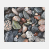 岩 フリースブランケット (正面(横))