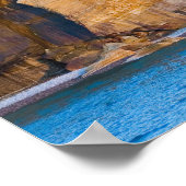 岩、写真の岩Nat'l Lakeshore、ミシガン州 ポスター (角)