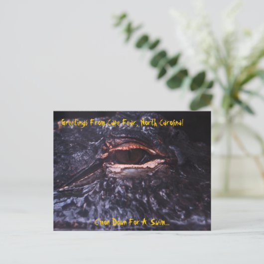 岬からの郵便はがきの挨拶は、北のキャロル…恐れています ポストカード (スタンド正面)