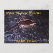 岬からの郵便はがきの挨拶は、北のキャロル…恐れています ポストカード (正面)