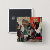 岬のための出発、Manuel I王の 缶バッジ (正面&裏面)