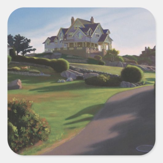 岬のアンの朝2013年 スクエアシール (正面)