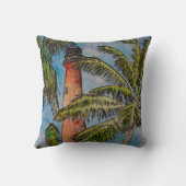 岬のフロリダの灯台枕灯台 クッション (裏面)