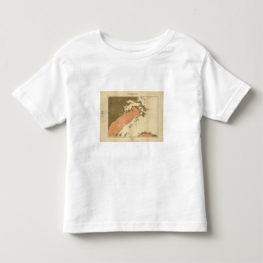 岬のブルターニュ語8のノバスコシアの島の地域 トドラーTシャツ (正面)