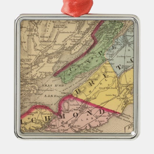 岬のブルターニュ語、リッチモンド郡、NS メタルオーナメント (正面)