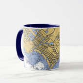 岬の珊瑚、フロリダ航海のな港の図表のマグ マグカップ (正面左)