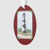 岬の眺望の灯台クリスマスのオーナメント オーナメント (正面)