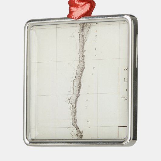 岬の眺望オレゴンへのBodega湾カリフォルニア メタルオーナメント (左)