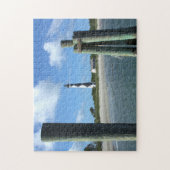 岬の眺望ライト ジグソーパズル (縦)