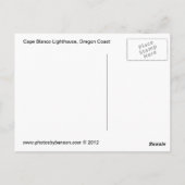 岬のBlancoの灯台 ポストカード (裏面)