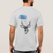 岬公園の農場Poltroonish Sheeple Tシャツ (裏面)