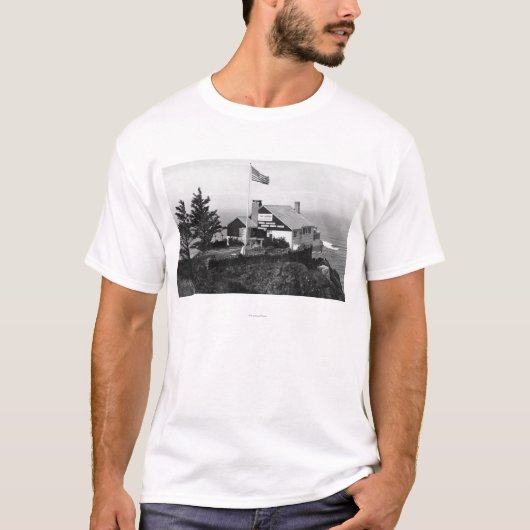 岬Fowlweather、オレゴンの眺望 Tシャツ (正面)
