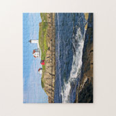 岬Neddick "こぶ"の灯台、ヨークメイン ジグソーパズル (縦)