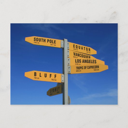 岬Reinga、ニュージーランド ポストカード (正面)