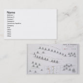 岬St.ヴィンチェンツォ、第14 Februの戦いの計画 名刺 (正面/裏面)