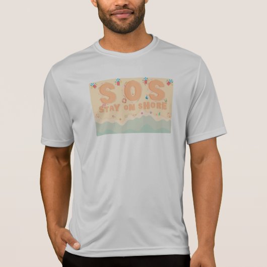 岸にとどまる Tシャツ (正面)
