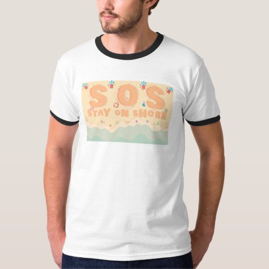 岸にとどまる Tシャツ (正面)