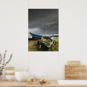 岸のボート |イギリス ポスター (キッチン)