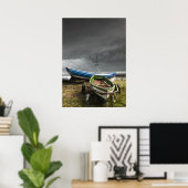 岸のボート |イギリス ポスター (ホームオフィス)