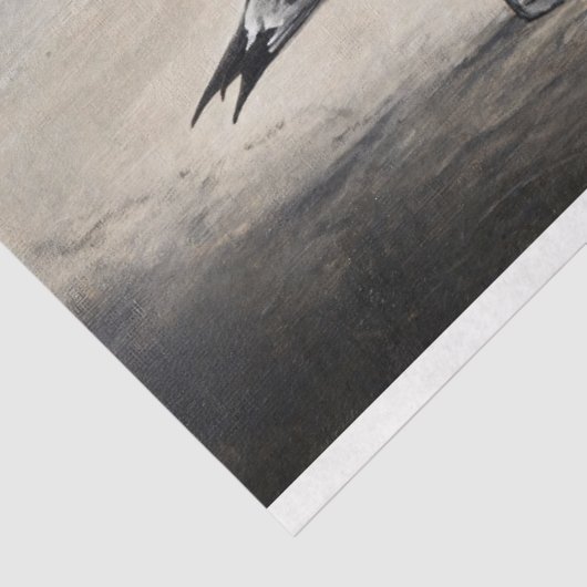 岸の切り離しによる孤独なカモメ 薄葉紙 (詳細)