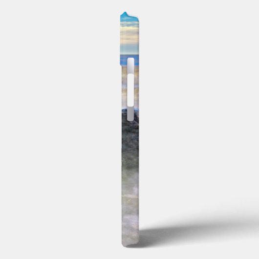 岸の岩に砕ける波 Case-Mate iPhoneケース (裏面 / 左)