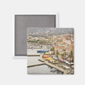 岸壁と水辺の眺め マグネット (正面/裏面)