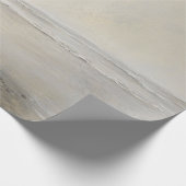 岸辺の孤独なカモメ ラッピングペーパー (角)