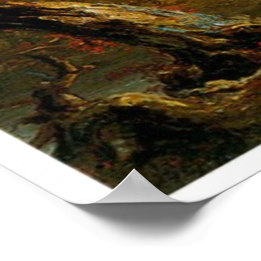 峠の眺望 ポスター (角)