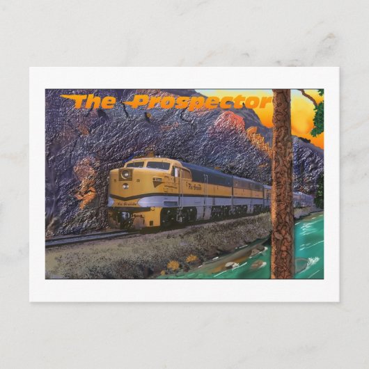 峡谷のリオ・グランデのプロスペク王室のター ポストカード (正面)