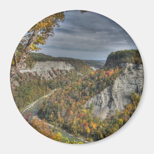 峡谷の磁石の秋 マグネット (正面)