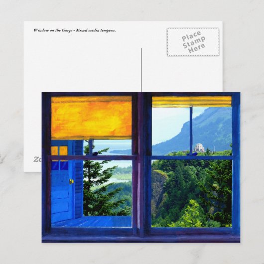 峡谷の窓 – ポストカード (正面/裏面)