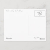 峡谷の窓 – ポストカード (裏面)