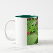 峡谷の野生の花 ツートーンマグカップ (左)