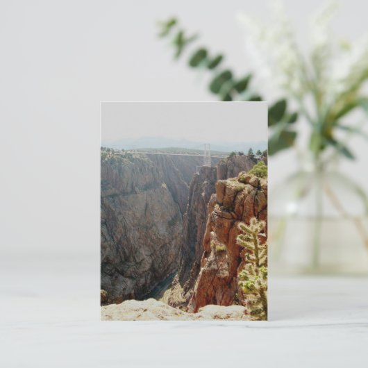 峡谷王室のと橋 – コロラド州キヤノンシティ ポストカード (スタンド正面)